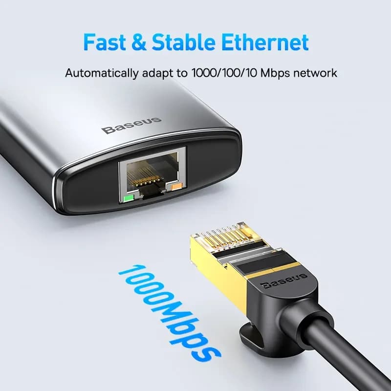 Hub USB-C 4K 60Hz με HDMI, Ethernet και PD 100W