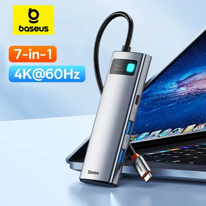 Hub USB-C 7-σε-1 με HDMI 4K και PD 100W
